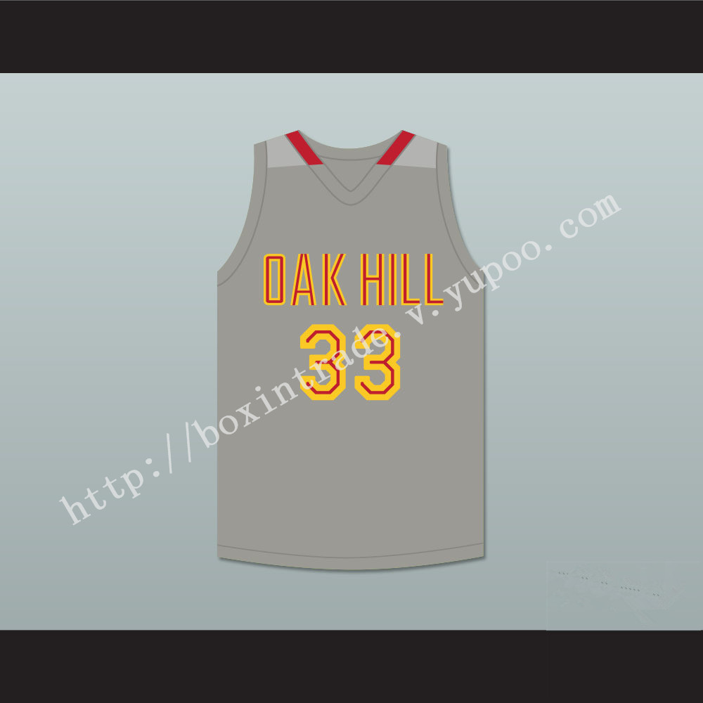 Kevin Durant 33 Oak Hill Academy Gray Basketball Jersey