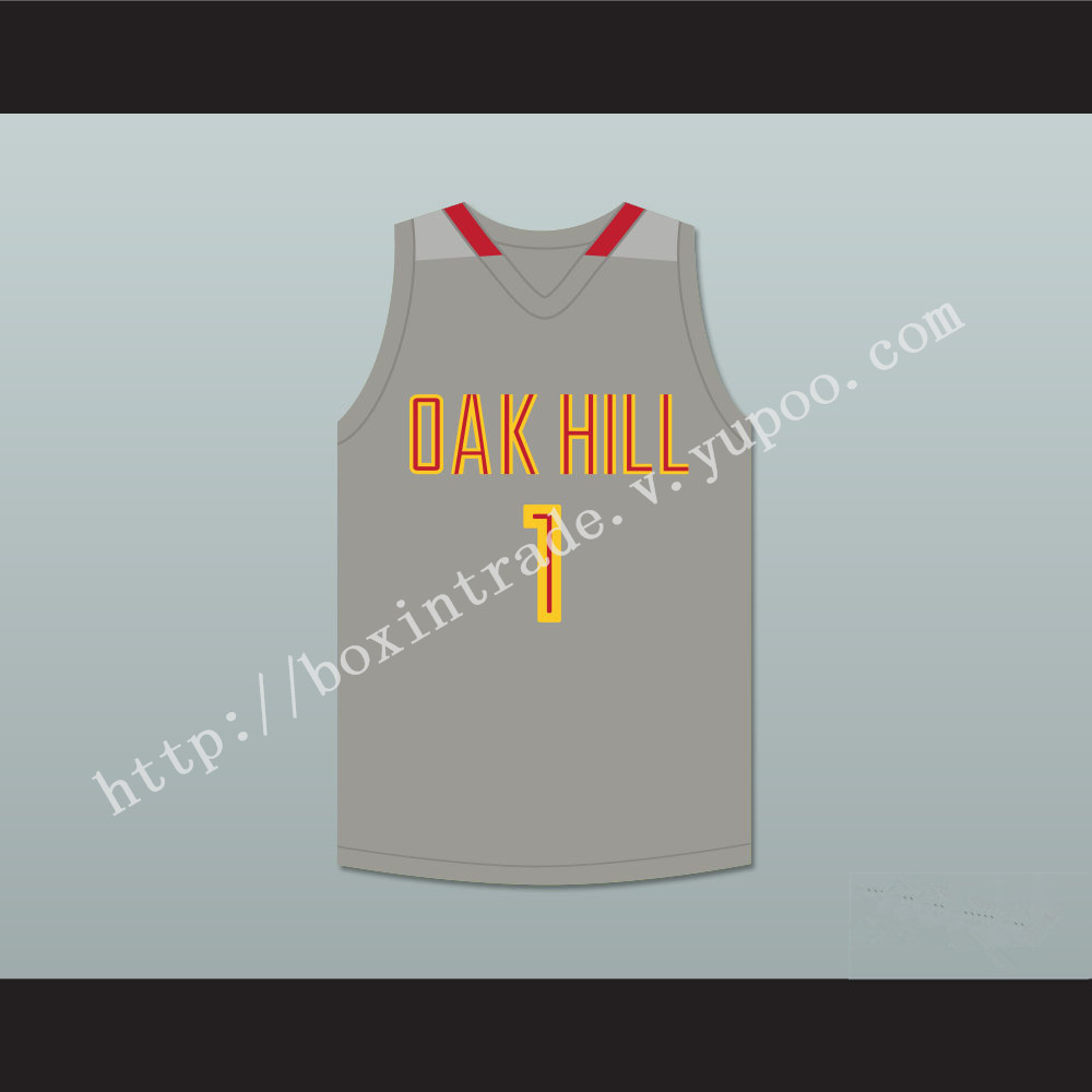 Harry Giles 1 Oak Hill Academy Gray Basketball Jersey