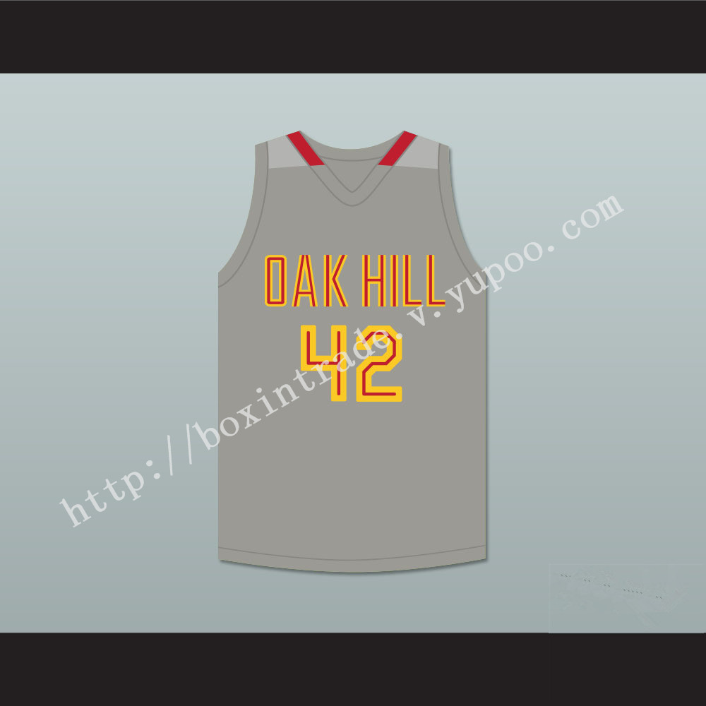 Josh Smith 42 Oak Hill Academy Gray Basketball Jersey