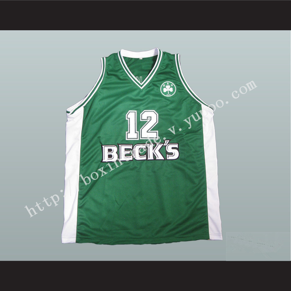 Dominique Wilkins Beck's Green Basketball Jersey European All Sizes New