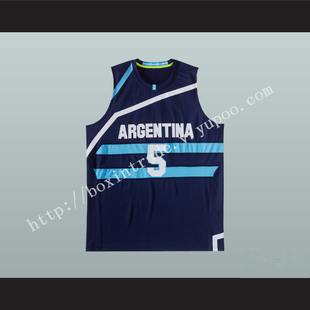 Manu Ginobili 5 Argentina Basketball Jersey Any Player