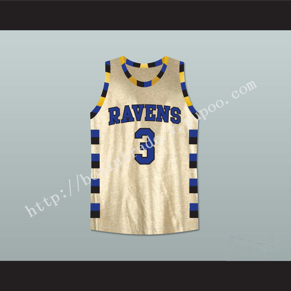 Lucas Scott One Tree Hill Ravens Gold Basketball Jersey