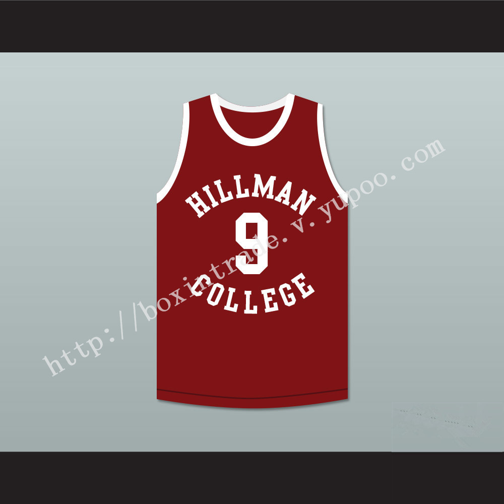 Kadeem Hardison Dwayne Wayne 9 Hillman College Maroon Basketball Jersey A Different World