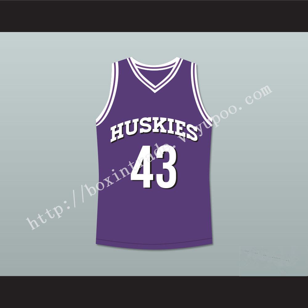 Marlon Wayans Kenny Tyler 43 Huskies Basketball Jersey The 6th Man New