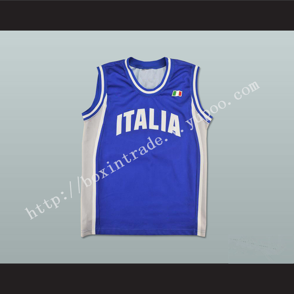 Italia Basketball Jersey Any Player or Number Stitch Sewn