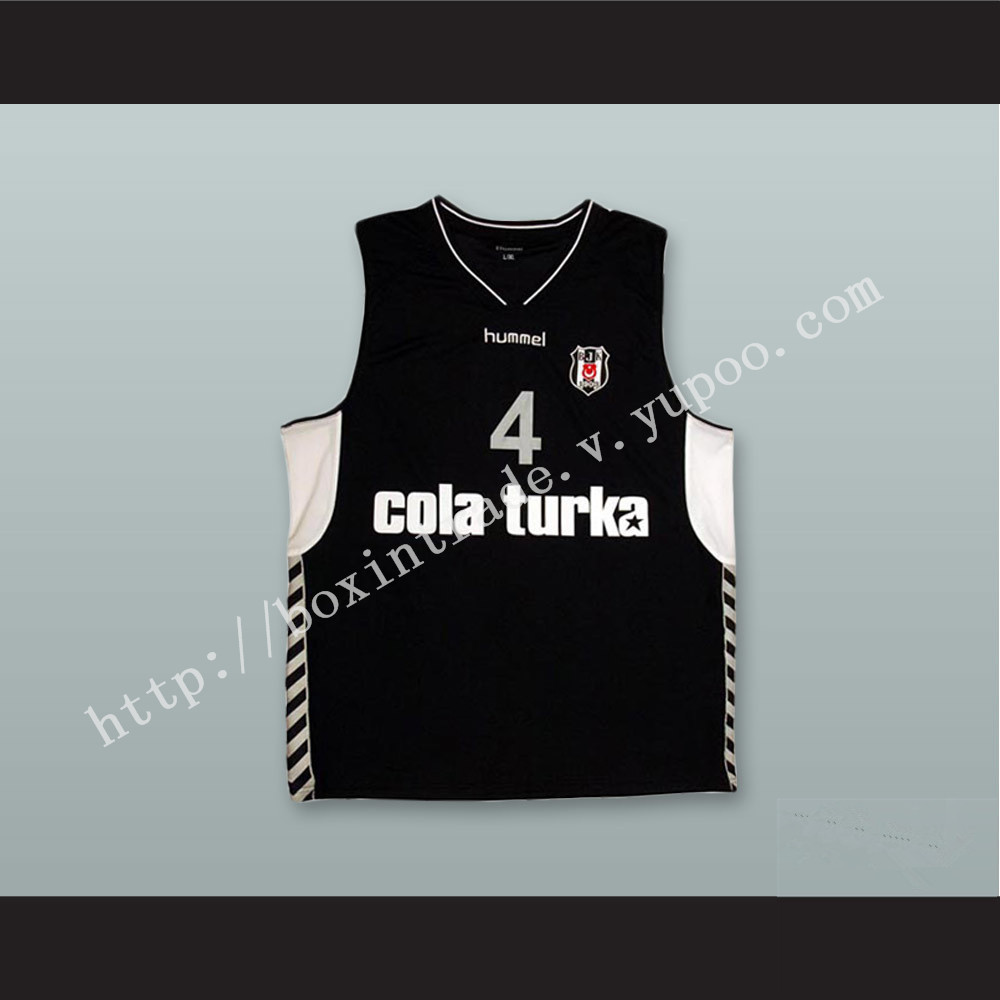 Allen Iverson 4 Cola Turka Basketball Jersey Stitch Sewn