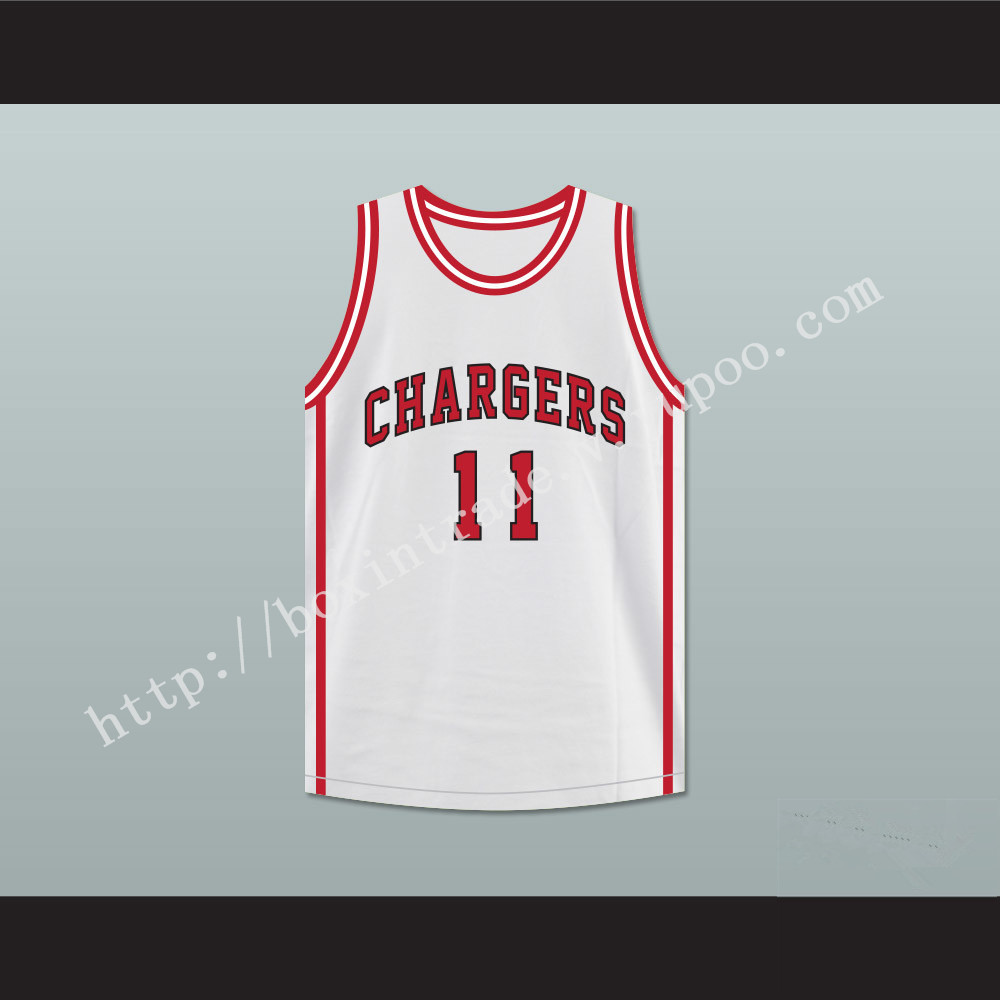 Isiah Thomas 11 St Joseph Chargers High School White Basketball Jersey Hoop Dreams