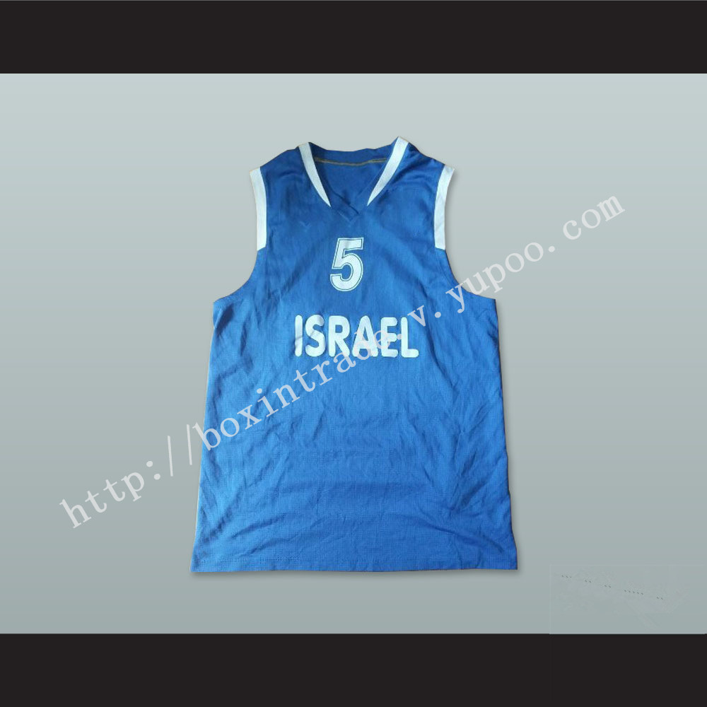 Israel 5 National Team Basketball Jersey