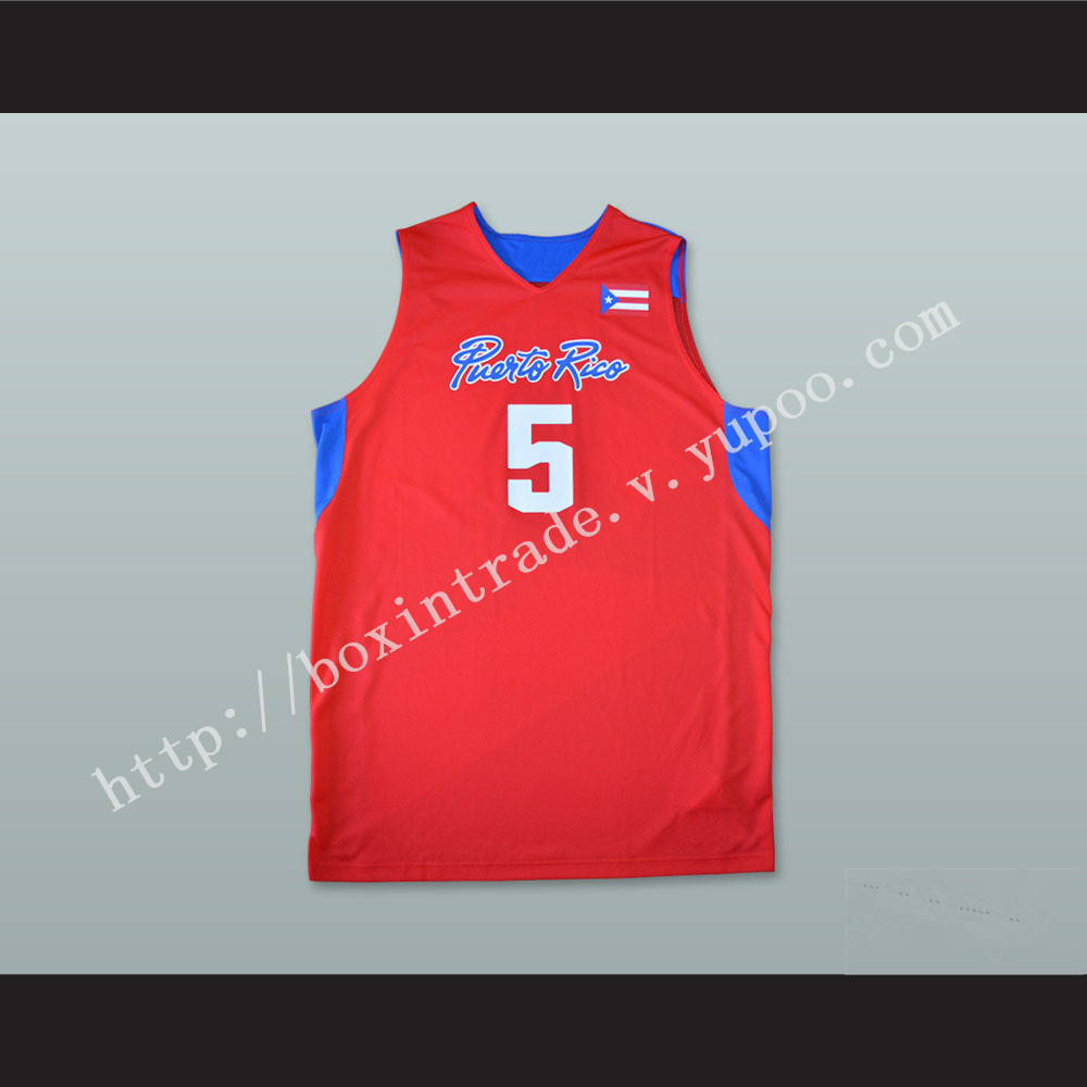 J.J. Barea 5 Puerto Rico Basketball Jersey