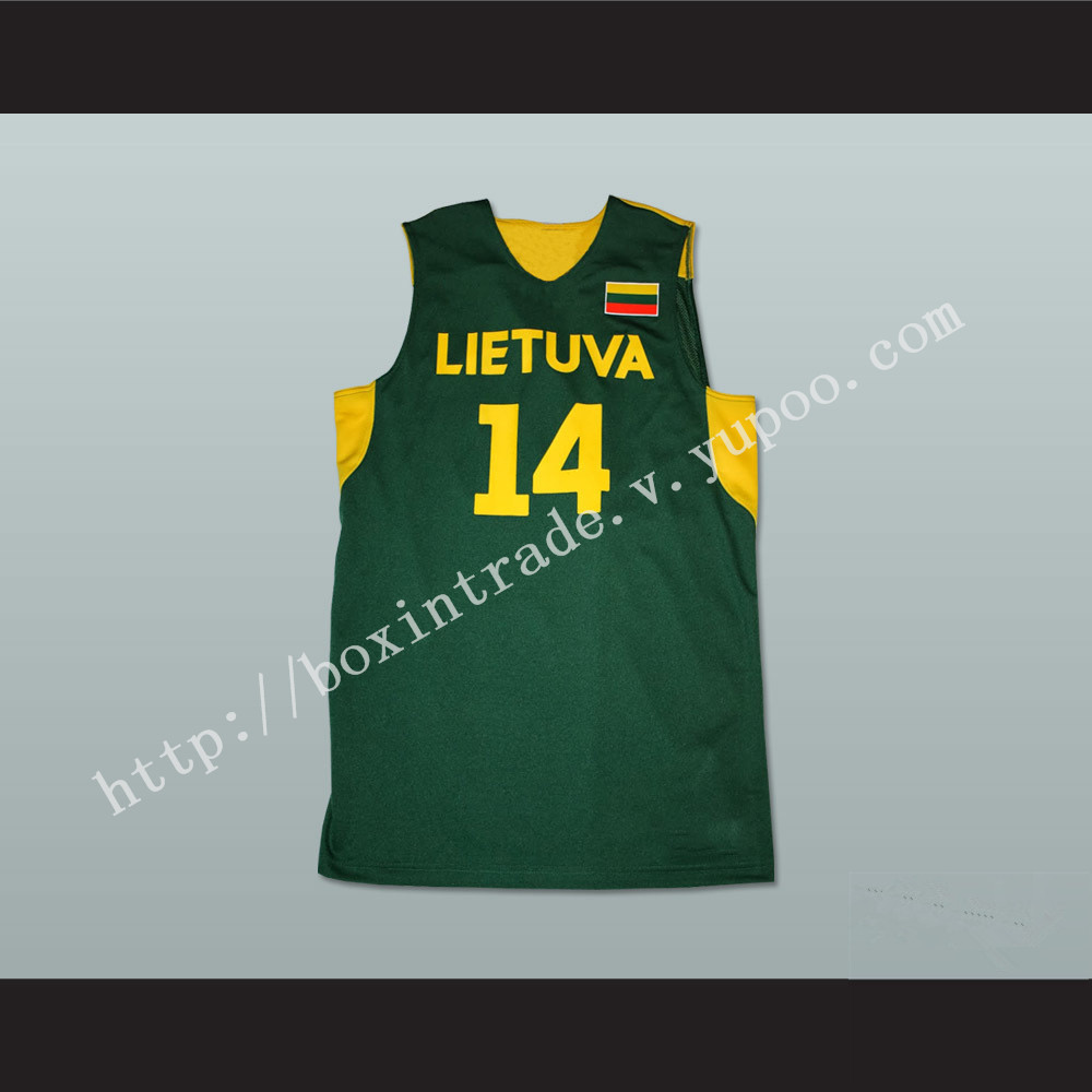 Jonas Valanciunas 14 Lietuva Lithuania Basketball Jersey Any Player