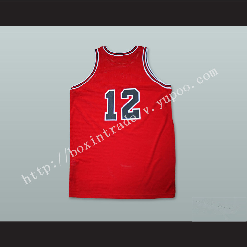 Michael Jordan 12 Valentine's Day Incident Basketball Jersey