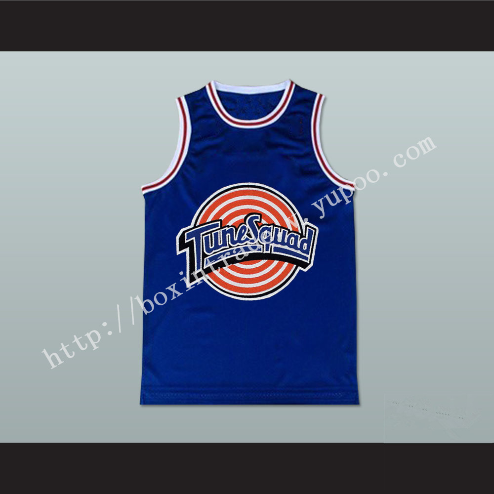 Michael Jordan Space Jam Tune Squad Basketball Jersey Blue