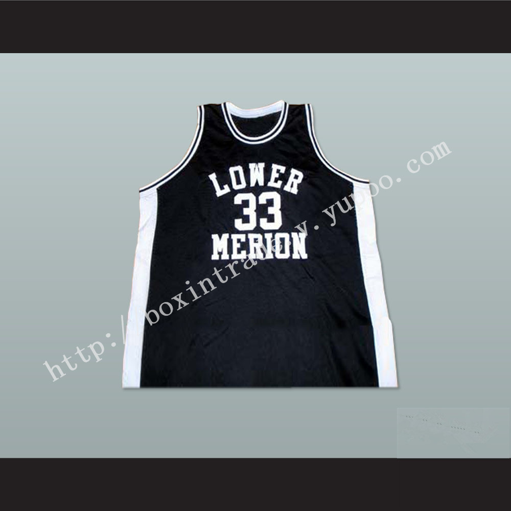 Kobe Bryant Lower Merion High School Basketball Jersey Black Stitch Sewn