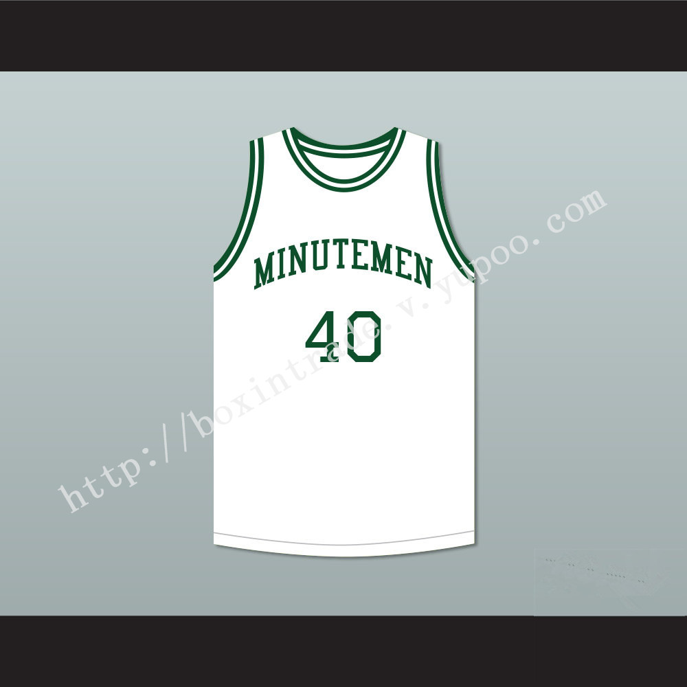 Shawn Kemp 40 Concord Minutemen High School Home Basketball Jersey