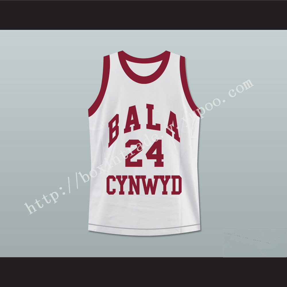 Kobe Bryant 24 Bala Cynwyd Middle School Basketball Jersey White Stitch Sewn