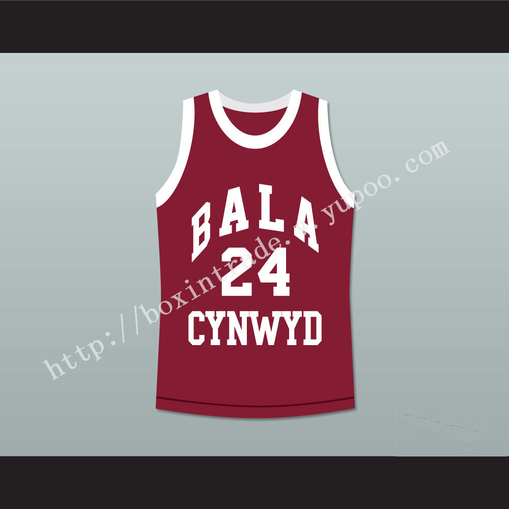 Kobe Bryant 24 Bala Cynwyd Middle School Basketball Jersey Maroon