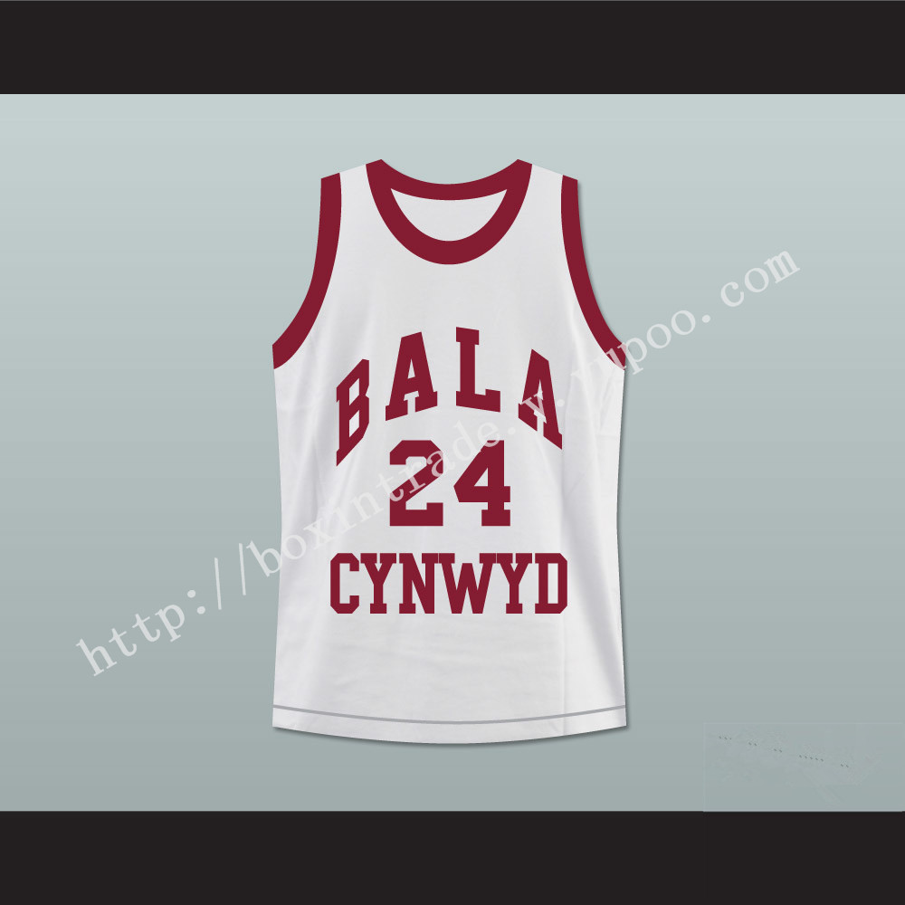 Kobe Bryant 24 Bala Cynwyd Middle School Basketball Jersey White