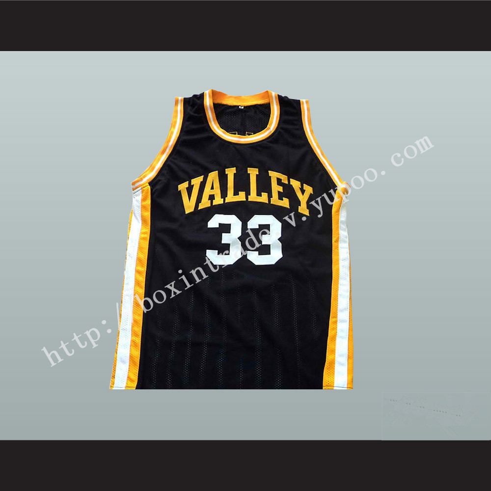 Larry Bird 33 Valley High School Basketball Jersey Black New