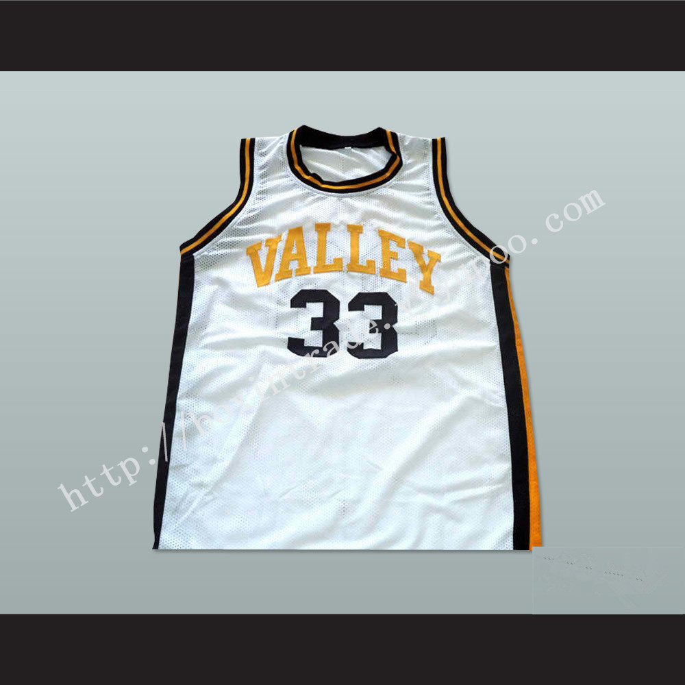 Larry Bird 33 Valley High School Basketball Jersey White New