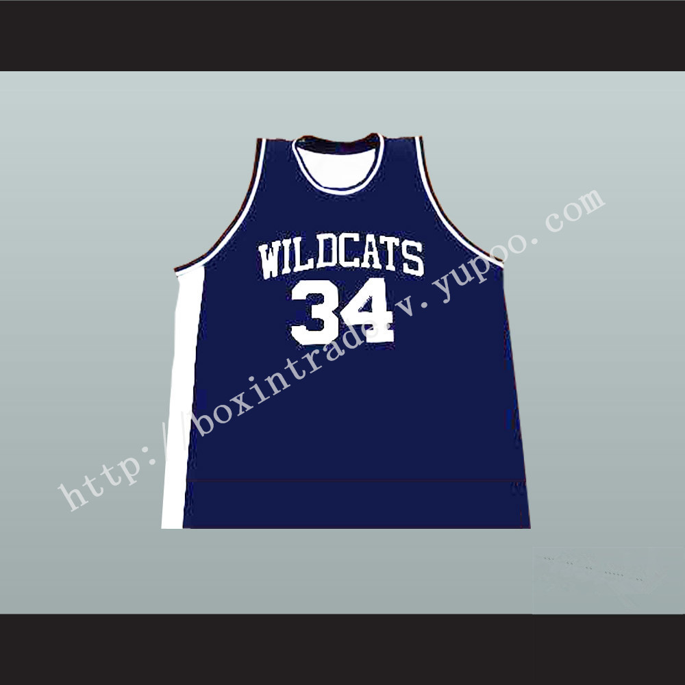 Len Bias Northwestern Wildcats High School Basketball Jersey Blue New