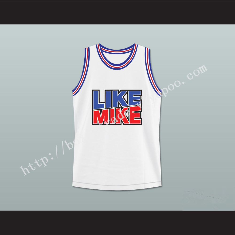 Michael Jordan 23 Like Mike White Mash Up Basketball Jersey