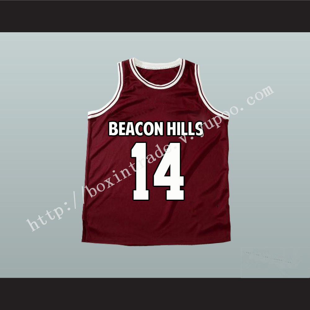 Isaac Lahey 14 Beacon Hills Basketball Jersey Teen Wolf