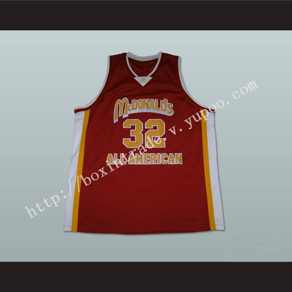 Lebron James McDo All American Basketball Jersey Stitch Sewn