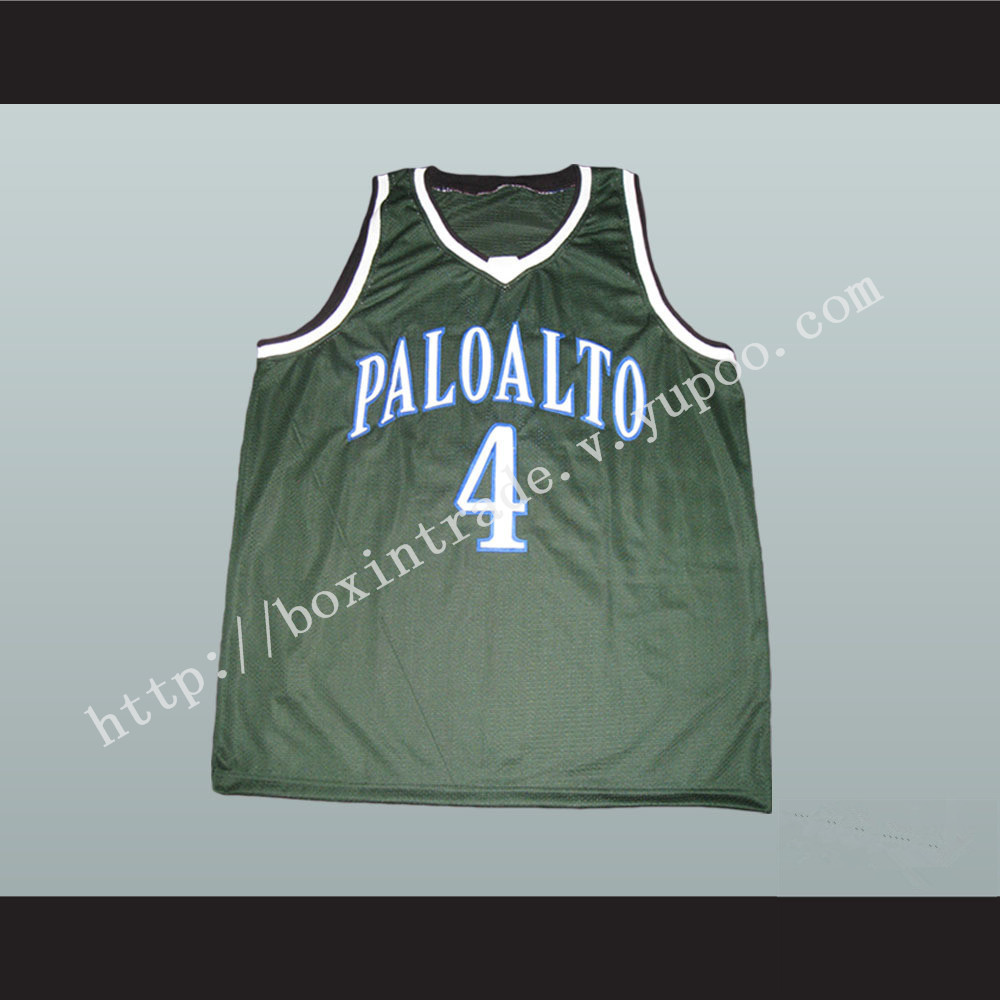 Jeremy Lin Palo Alto Vikings High School Basketball Jersey Green