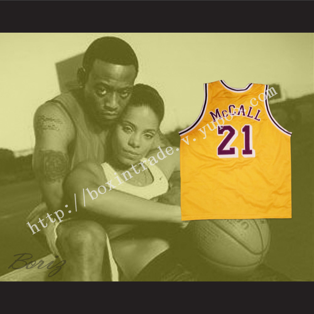 Omar Epps Quincy McCall 22 Pro Career Basketball Jersey Love and Basketball