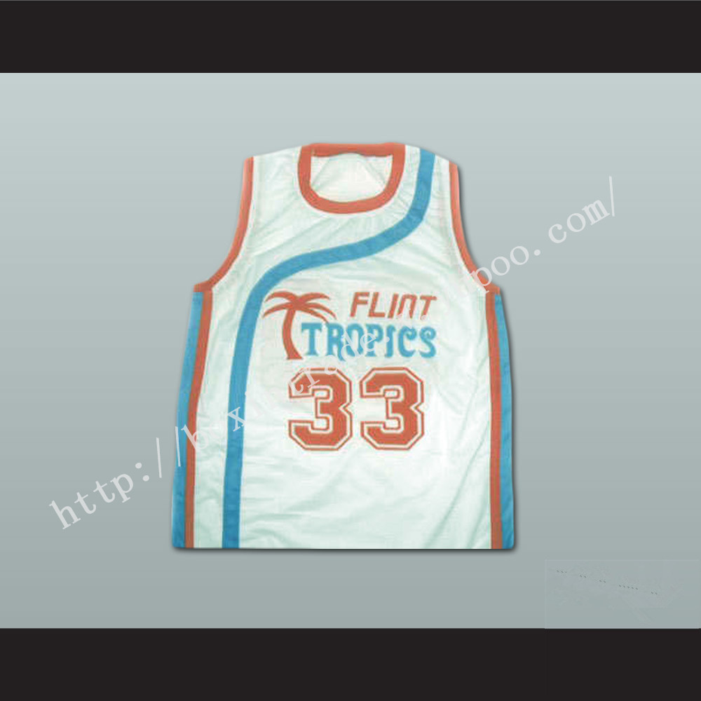 Flint Tropics Jackie Moon Semi Pro Basketball Jersey