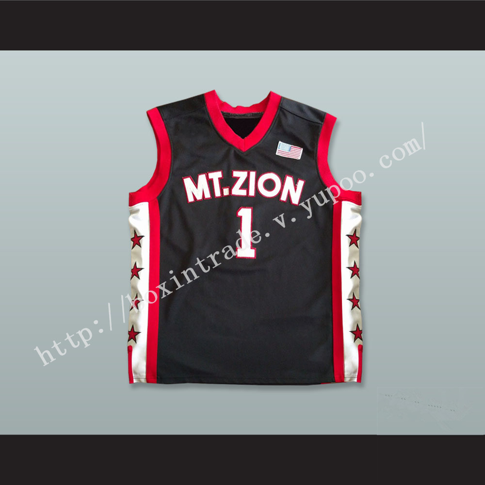 Tracy McGrady 1 Mount Zion Christian Academy Black Basketball Jersey