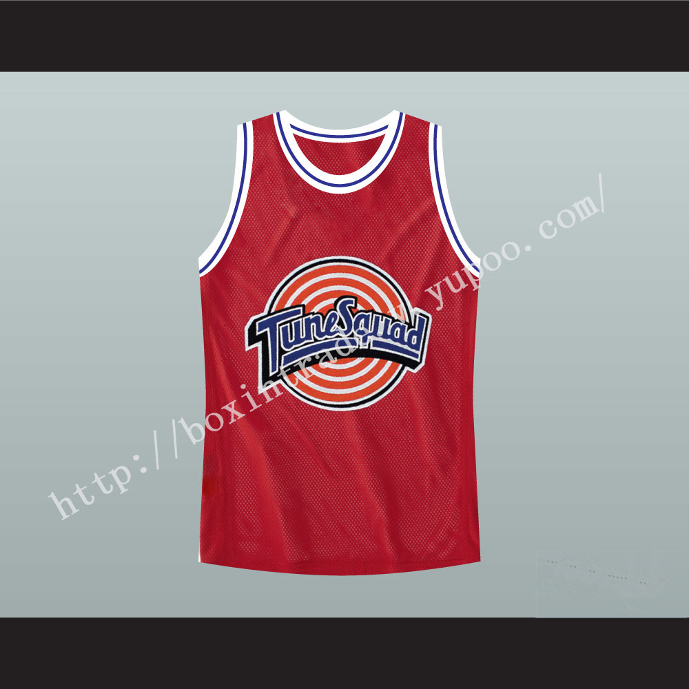 Bill Murray Space Jam Red Tune Squad Basketball Jersey