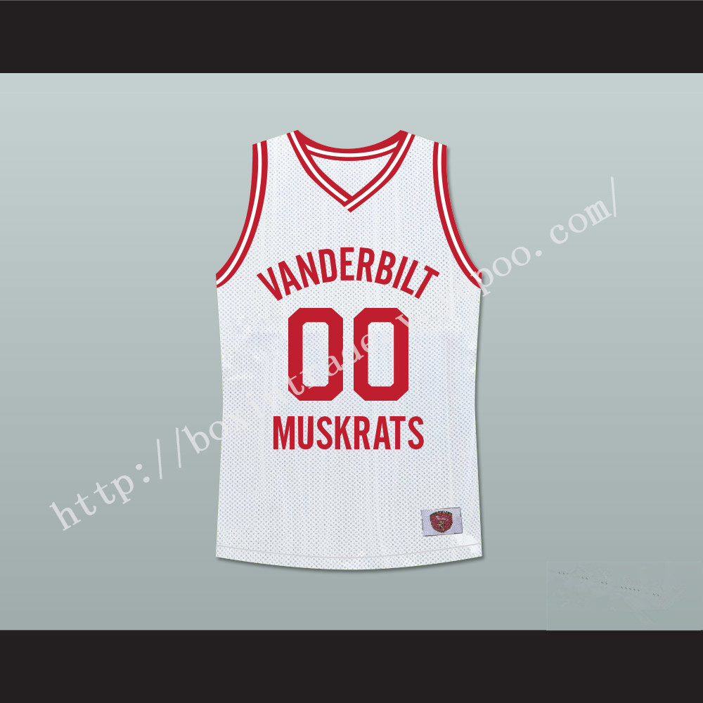 Family Matters Steve Urkel 00 Vanderbilt Muskrats High School White Basketball Jersey Deluxe Edition 2