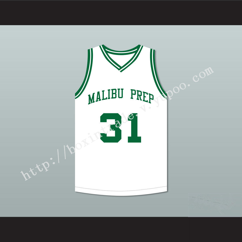 Marcus Stokes 31 Malibu Prep Pelicans Away Basketball Jersey