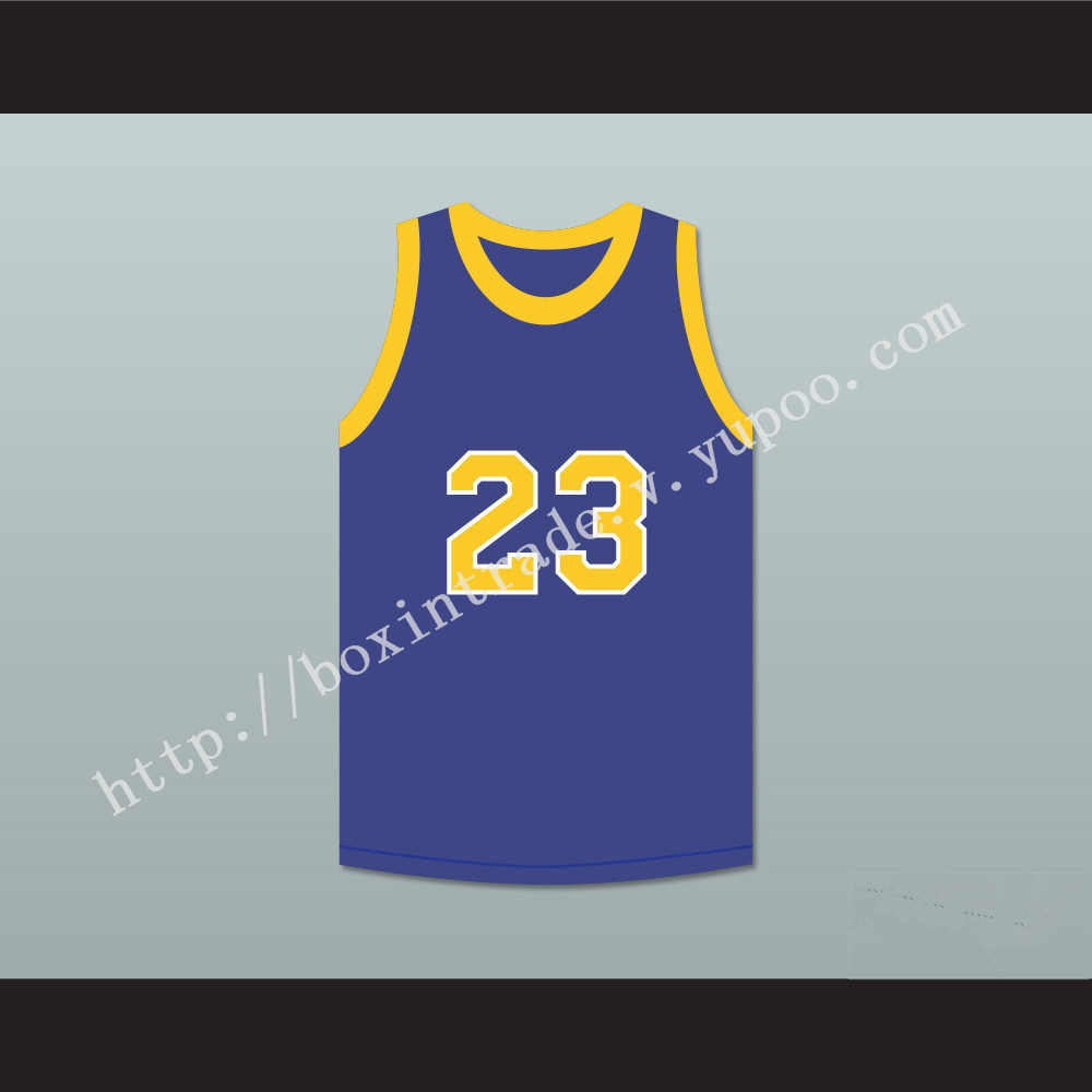 Martin Payne 23 Blue Basketball Jersey Martin