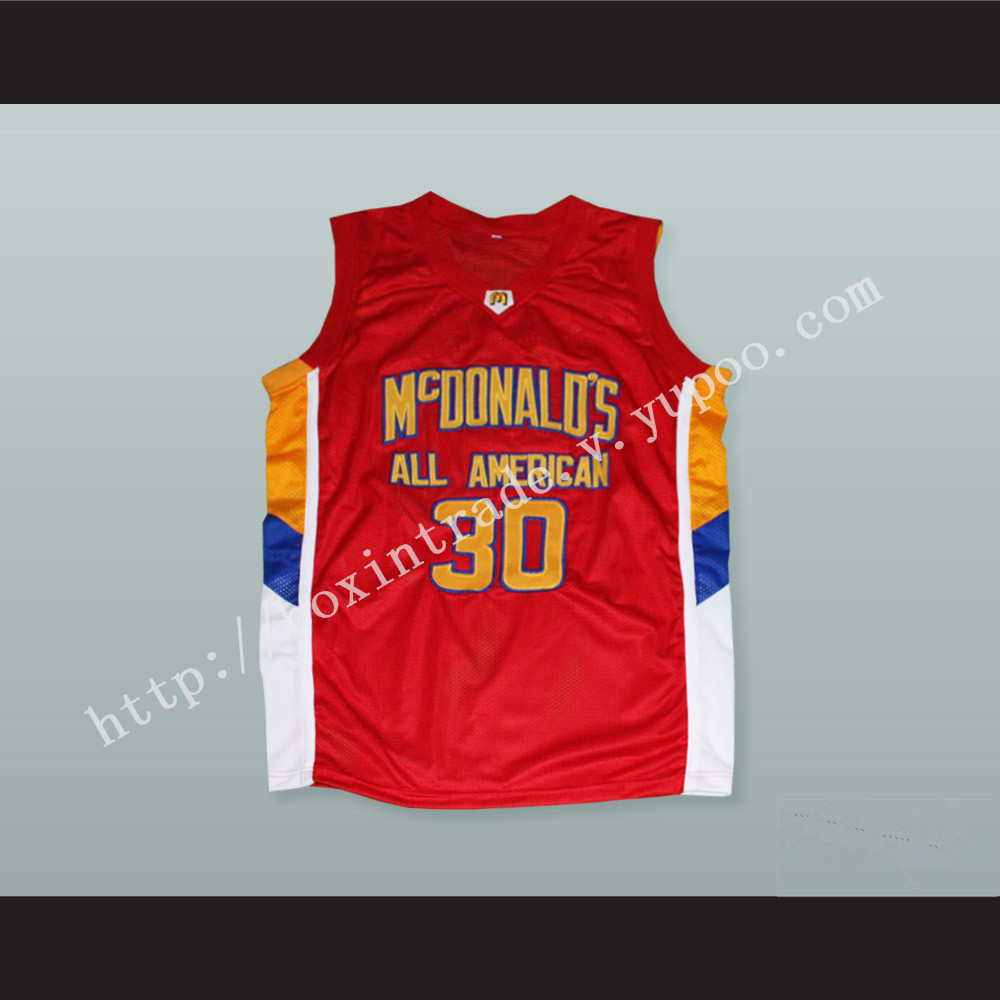 Michael Beasley 30 McDonald's All American Red Basketball Jersey