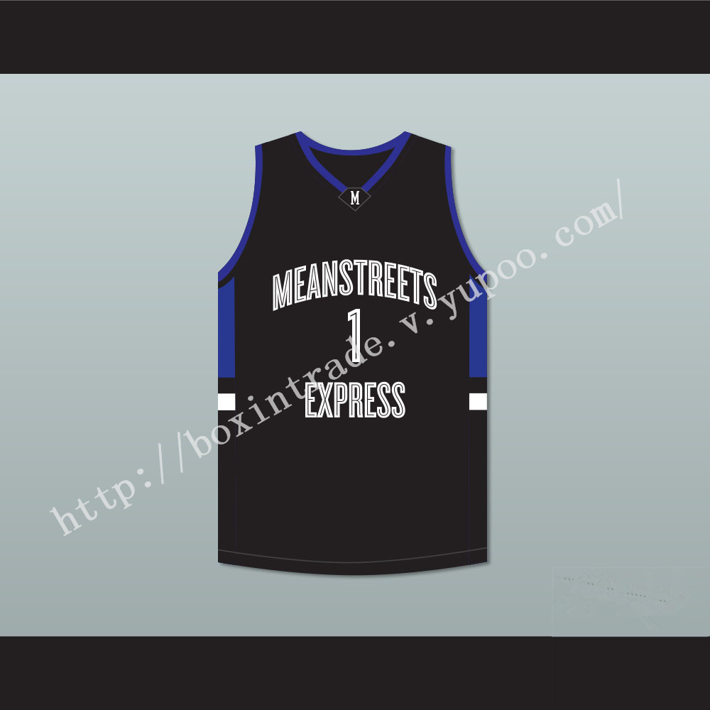 Derrick Rose 1 Mean Streets Express Black Basketball Jersey