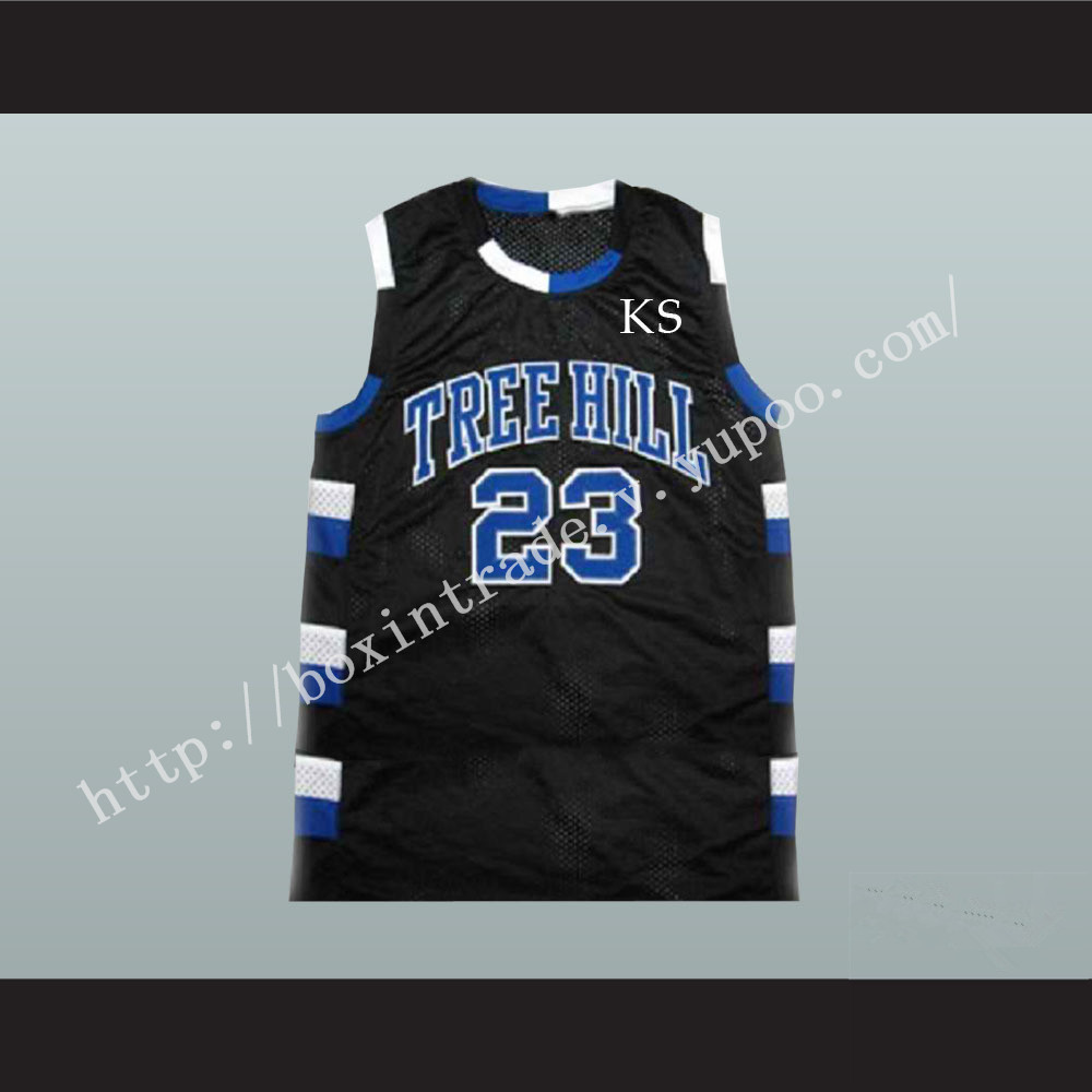 Nathan Scott 23 One Tree Hill Ravens Black Basketball Jersey Any Player