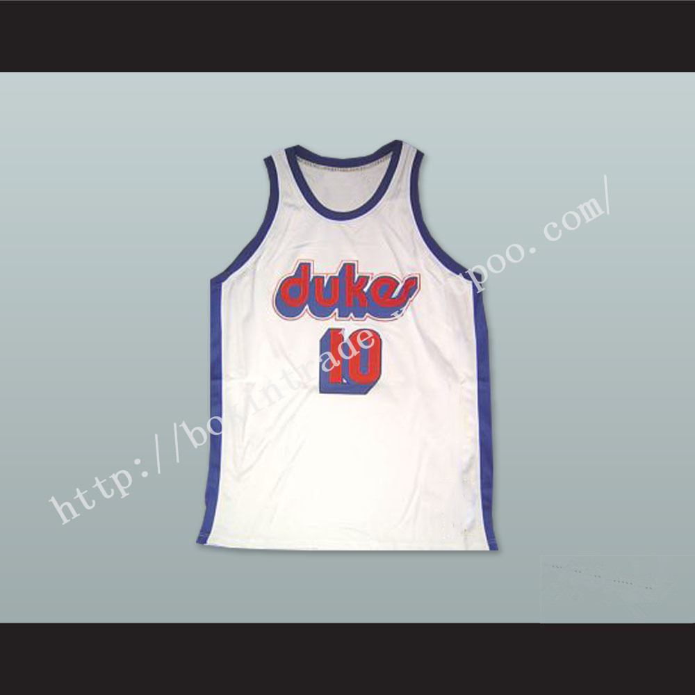 Norm Nixon 10 Duquesne University Dukes White Basketball Jersey