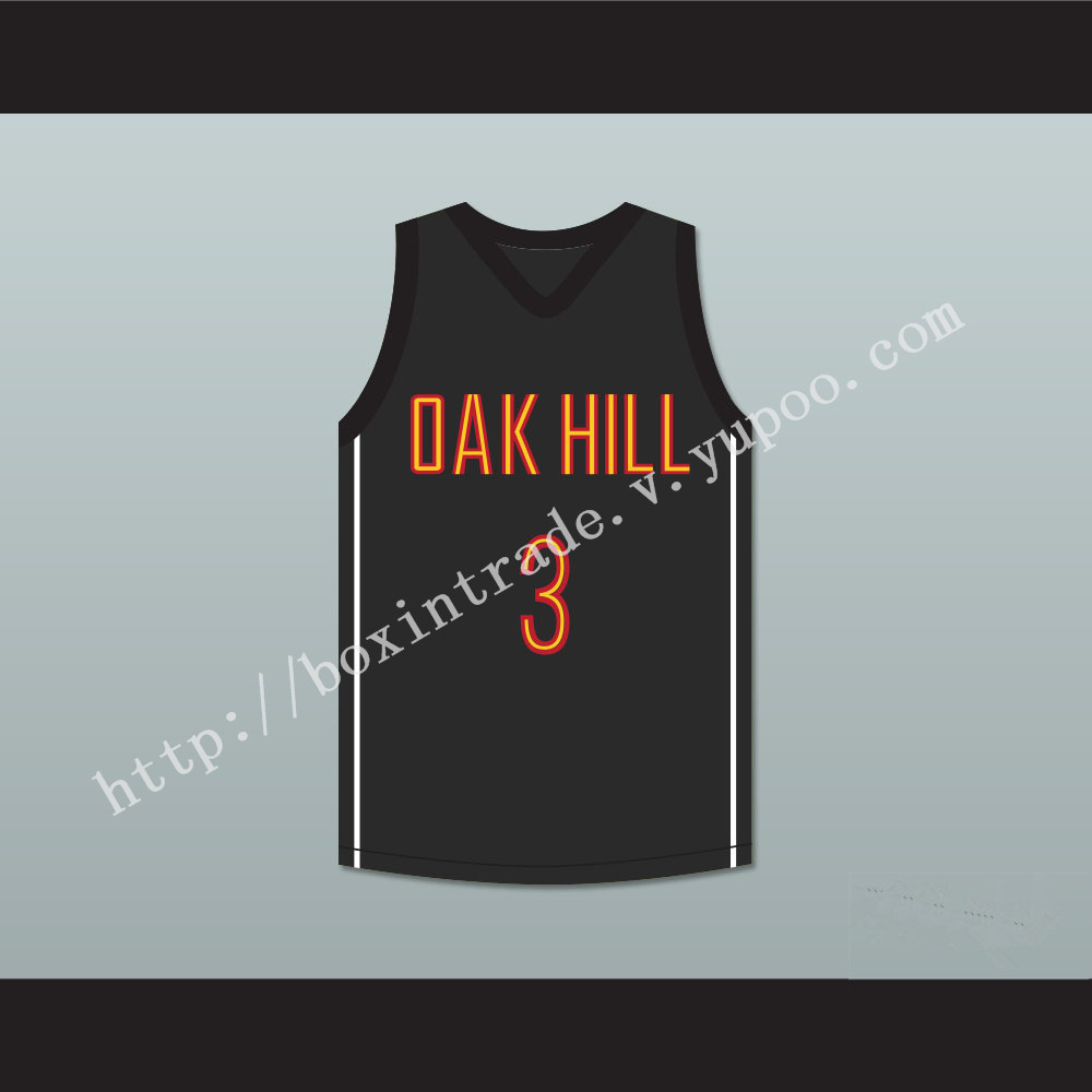 Brandon Jennings 3 Oak Hill Academy Black Basketball Jersey