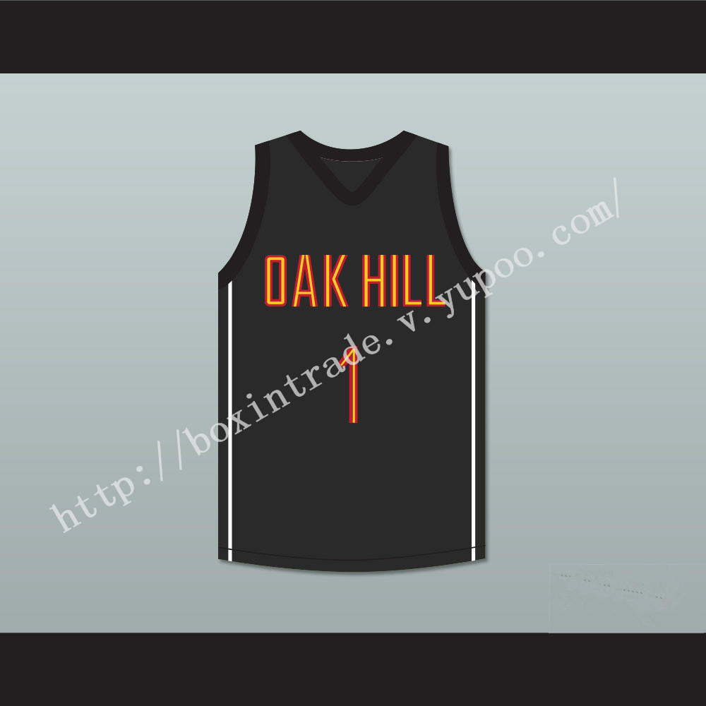 Harry Giles 1 Oak Hill Academy Black Basketball Jersey