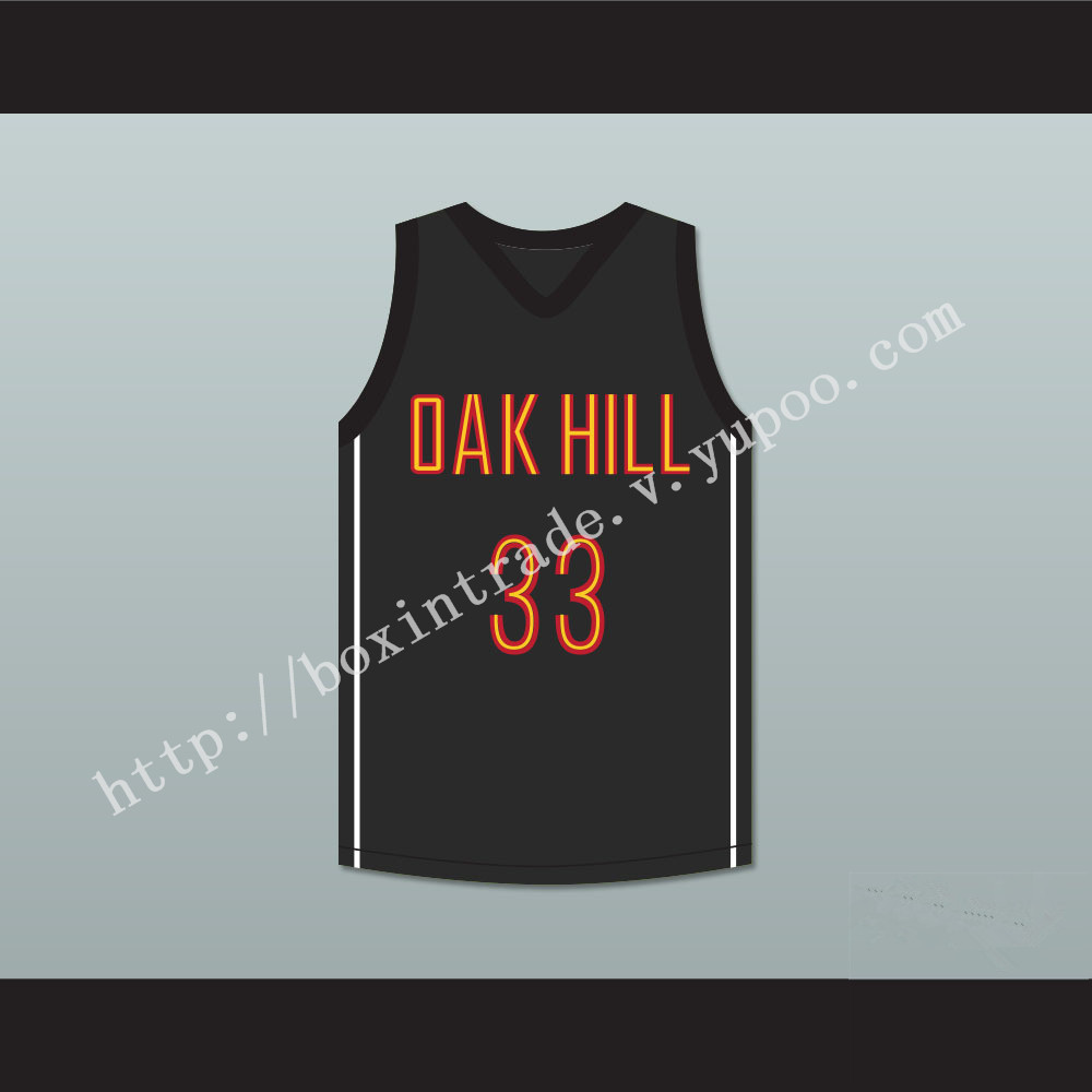 Kevin Durant 33 Oak Hill Academy Black Basketball Jersey