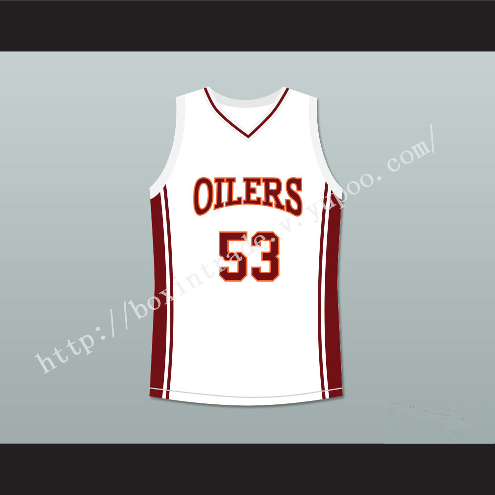 Nana Gbewonyo Junior Battle 53 Richmond Oilers Away Basketball Jersey Coach Carter