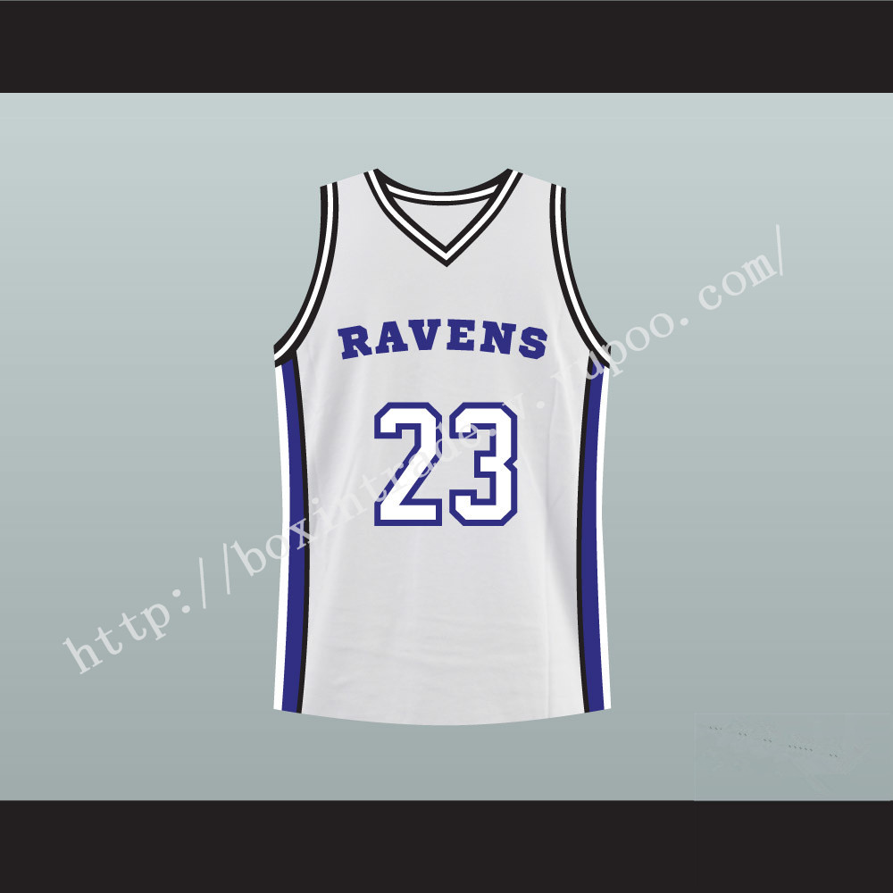 Nathan Scott 23 One Tree Hill Ravens White Original Pilot Basketball Jersey