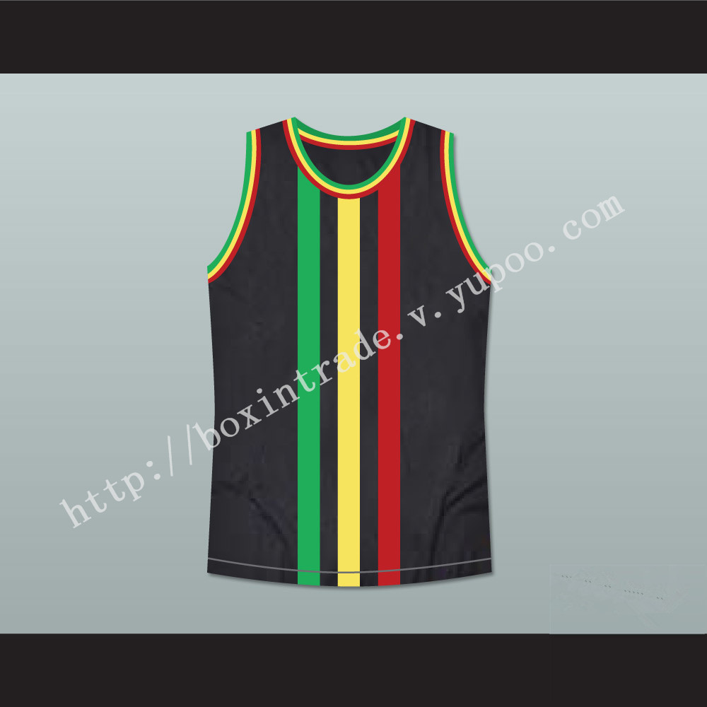 Rasta Style Jamaica Basketball Jersey Custom Name and Number