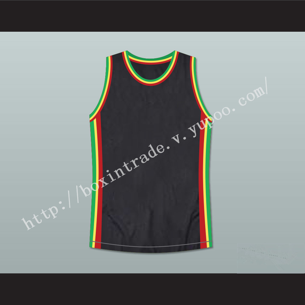 Rasta Style Jamaica Basketball Jersey Stitch Sewn New