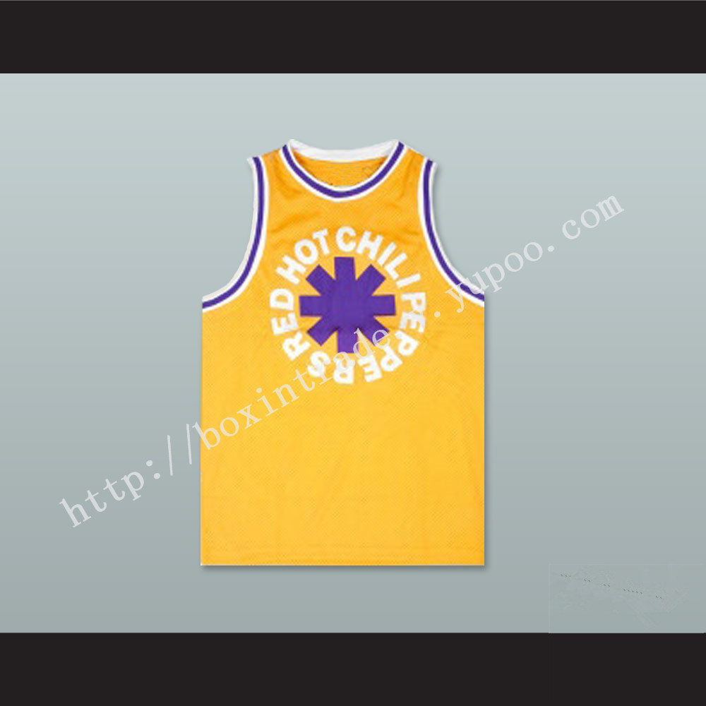 RHCP 83 Yellow Basketball Jersey