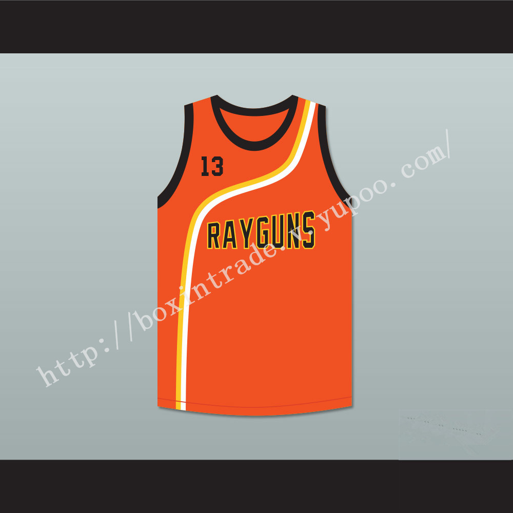 Steve Nash 13 Roswell Rayguns Orange Basketball Jersey