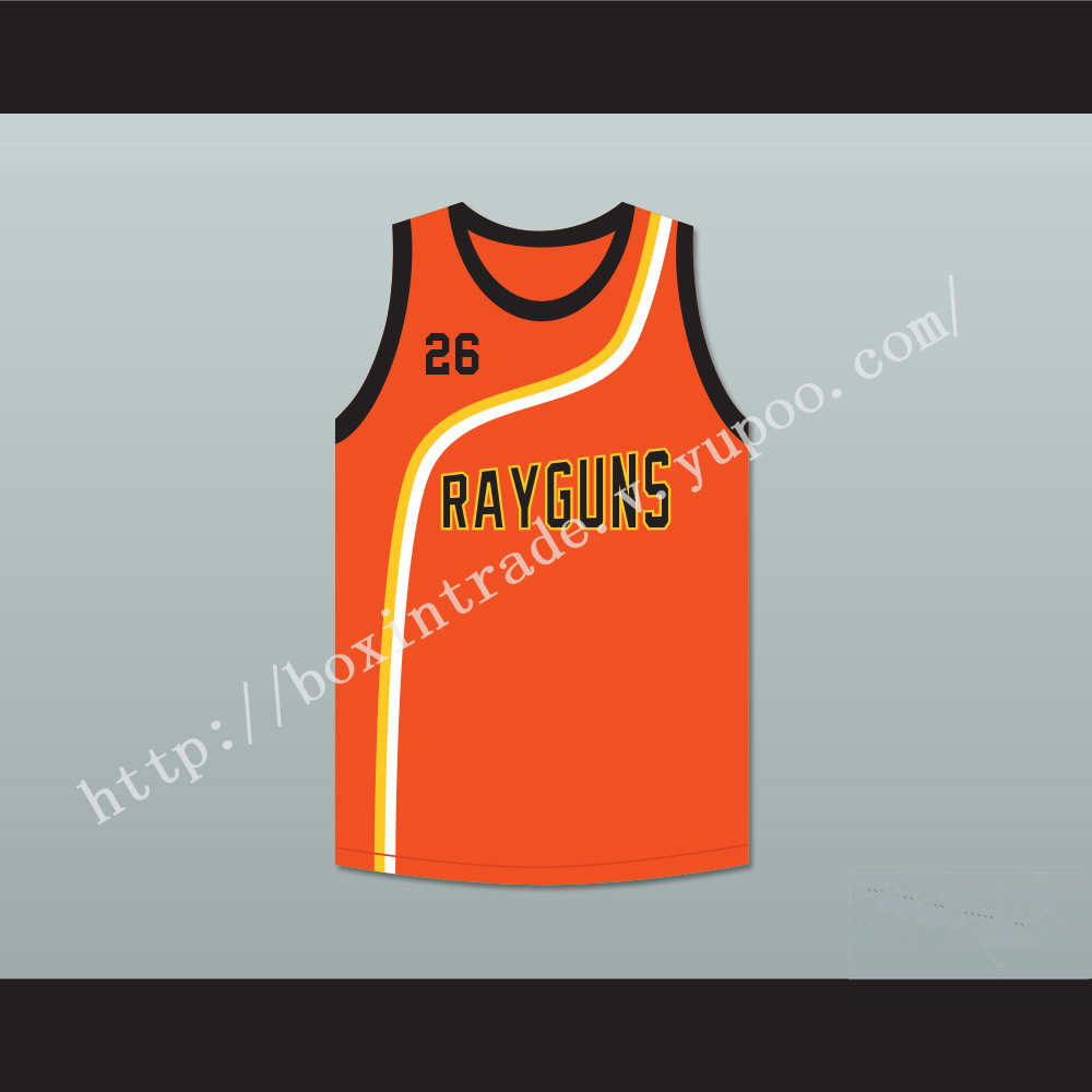 Bootsy 'Bootzilla' Collins 26 Roswell Rayguns Orange Basketball Jersey