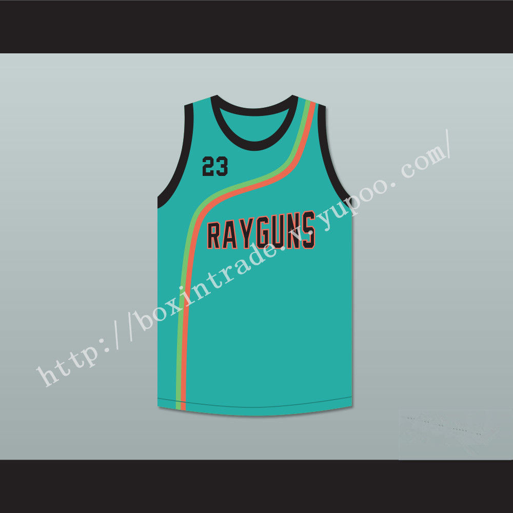 Michael Jordan 23 Roswell Rayguns Teal Basketball Jersey